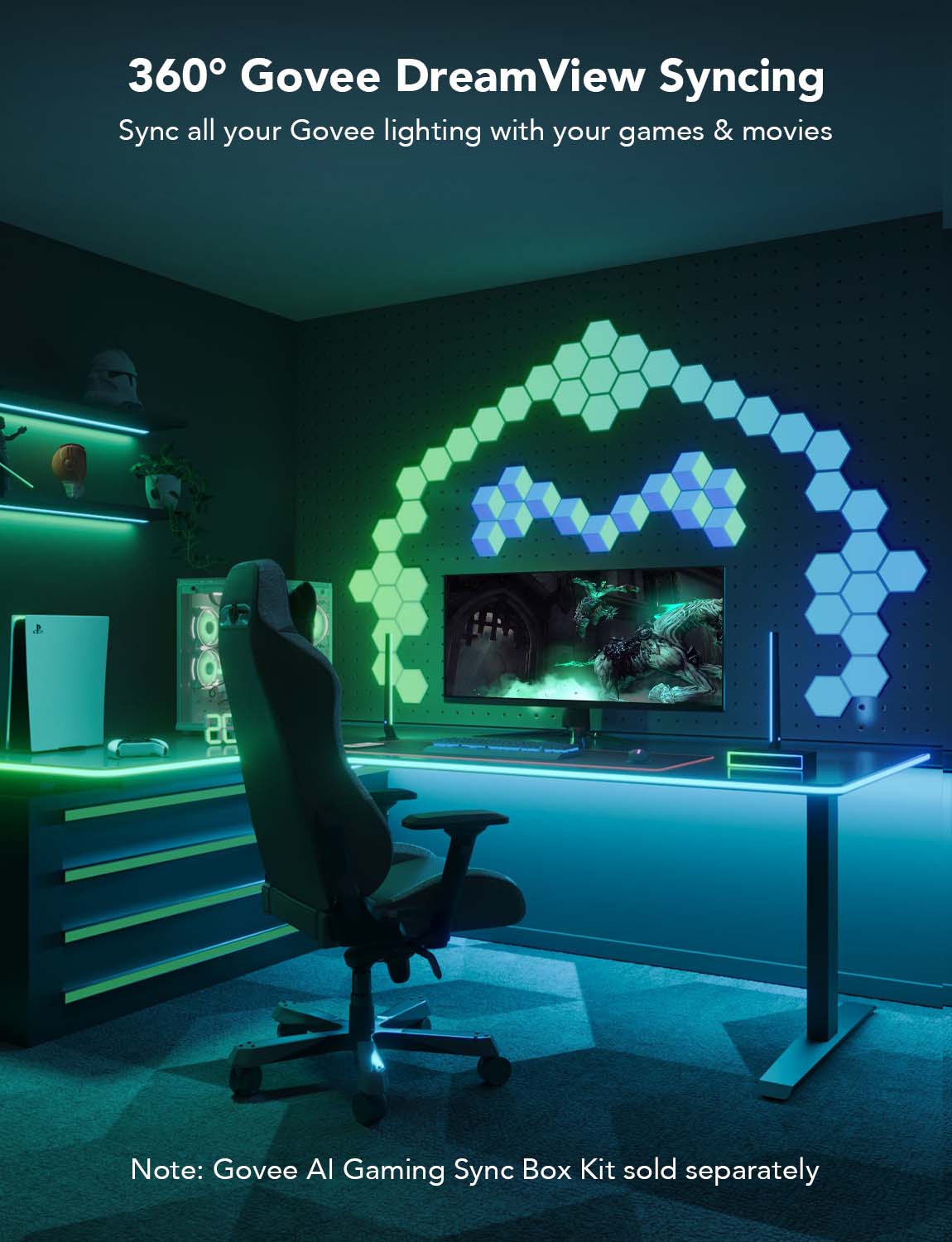 Govee RGBIC LED Neon Rope Lights for Desks