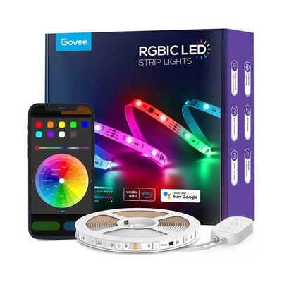 Refurbished Govee RGBIC Wi-Fi+Bluetooth LED Strip Lights[Energy Class A]